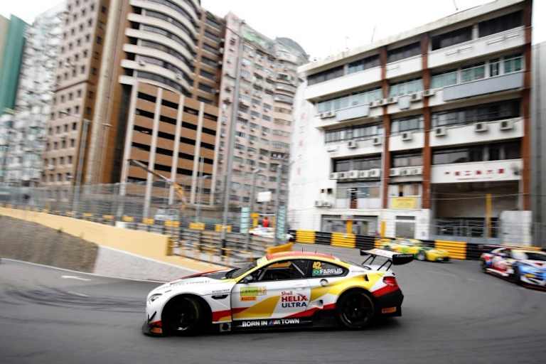 Der BMW M6 GT3 von Augusto Farfus startet den FIA GT World Cup von der Pole-Position