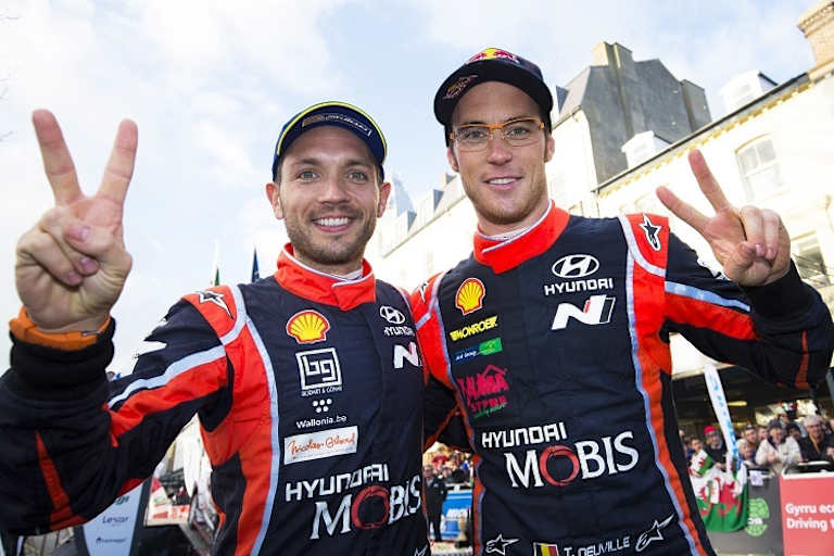 Nicolas Gilsoul (li.) und Thierry Neuville
