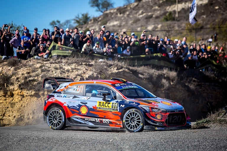Thierry Neuville ist auf Kurs zum ersten Spanien-Sieg