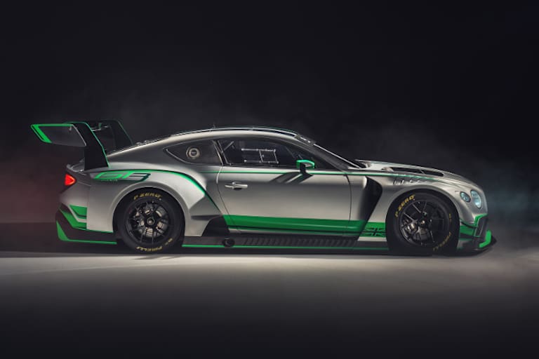 Seitenansicht des Bentley Continental GT3