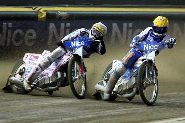 Martin Vaculik (l.) wurde vor Nicki Pedersen Europameister