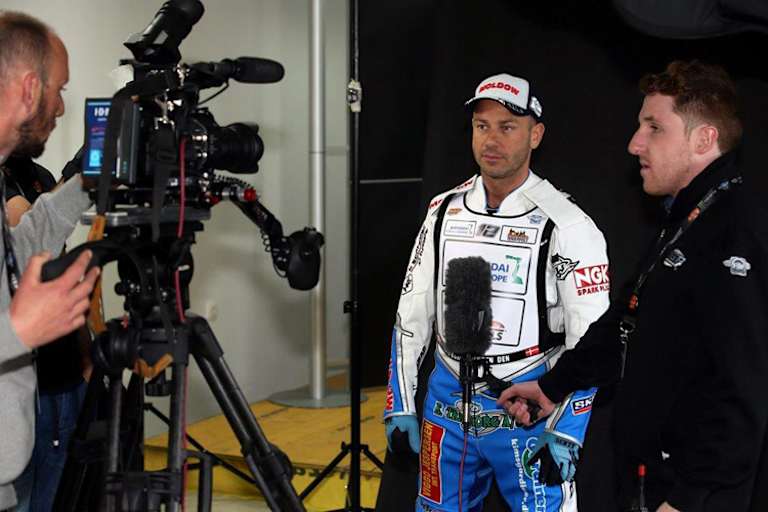 Als Jugendliche auf ähnlichem Niveau: Katt und der dreifache Weltmeister Nicki Pedersen (Bild)