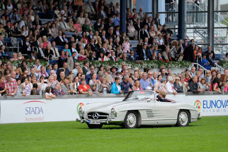 Nico Rosberg im 300 SL Roadster Jahrgang 1958