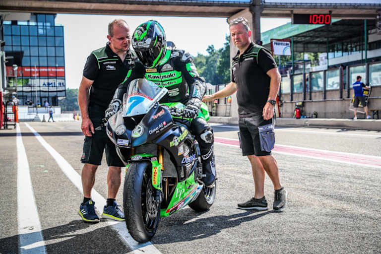 Boxenstopp für Gabriel Noderer