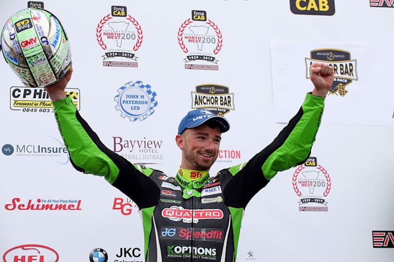 Glenn Irwin gewann 2019 erneut das Superbike-Rennen beim North West 200