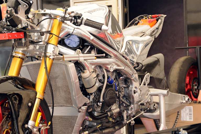 David Johnson wird diesen Norton-Aprilia-Prototyp pilotieren