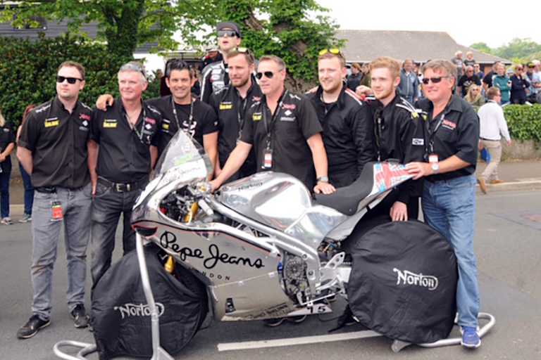 Grant leitet das Norton-Aprilia-Projekt