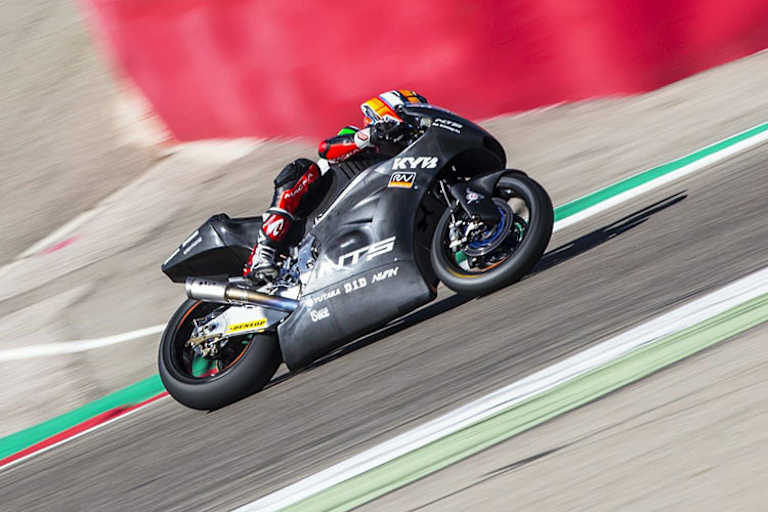 Alex De Angelis auf der NTS in Aragón