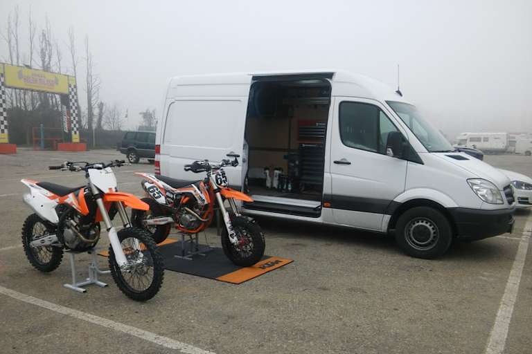 In Ottibiano hatte ich beide Motorräder mit