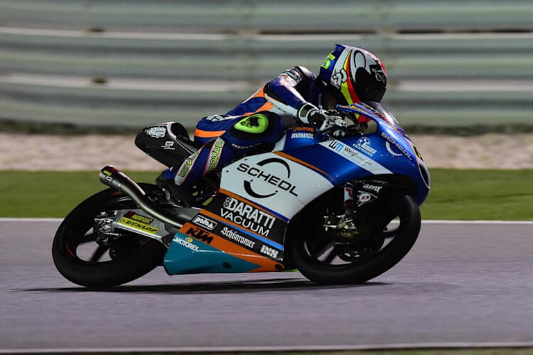 Philipp Öttl mit der KTM des Teams Schedl GP Racing in Katar