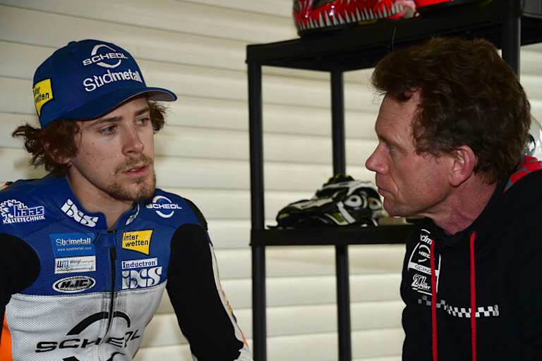 Philipp und Papa Peter Öttl, Teambesitzer