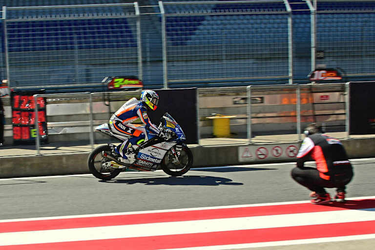 Auch Moto3-Pilot Philipp Öttl testet auf dem Red Bull Ring