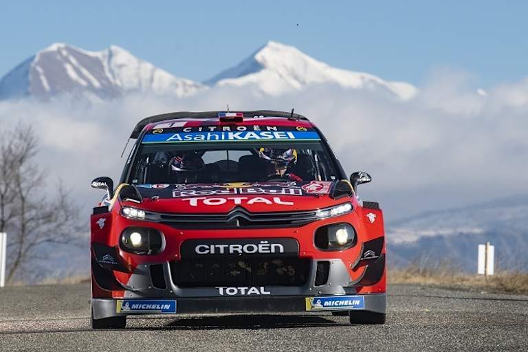 Vorjahressieger Sébastien Ogier im Citroën C3 WRC