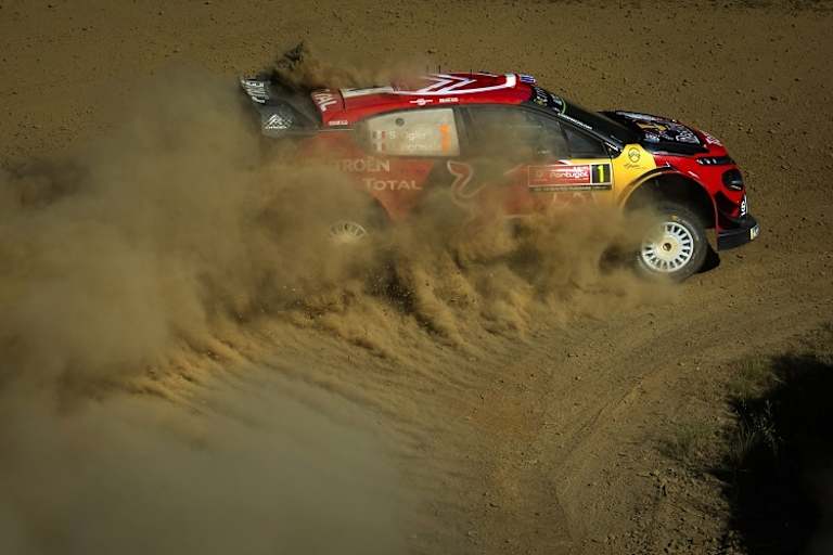 Sébastien Ogier im Kampf um P4