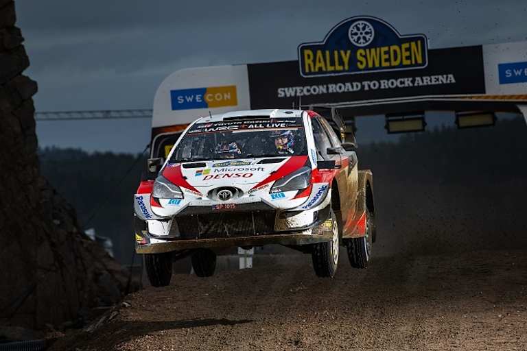 Sébastien Ogier flog knapp am Podium vorbei