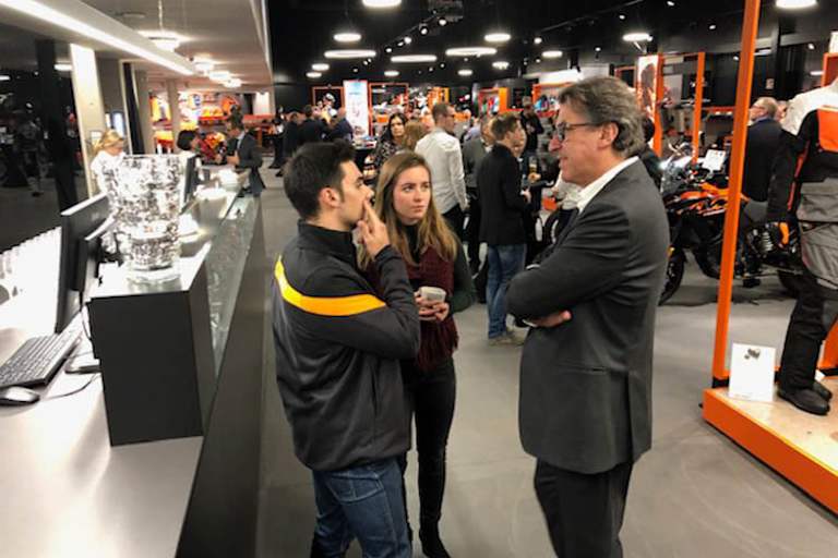 Am Wochenende in Wels: Miguel Oliveira mit Stefan Pierer