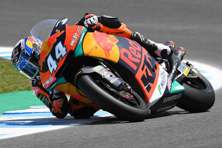 Miguel Oliveira auf der 2018-KTM: Inzwischen gibt es eine 2019-Version mit Triumph-Motor