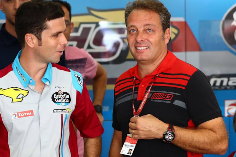 Joan Olivé mit Emilio Alzamora