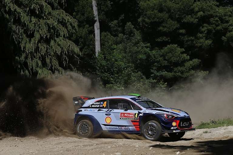 Hayden Paddon in Portugal
