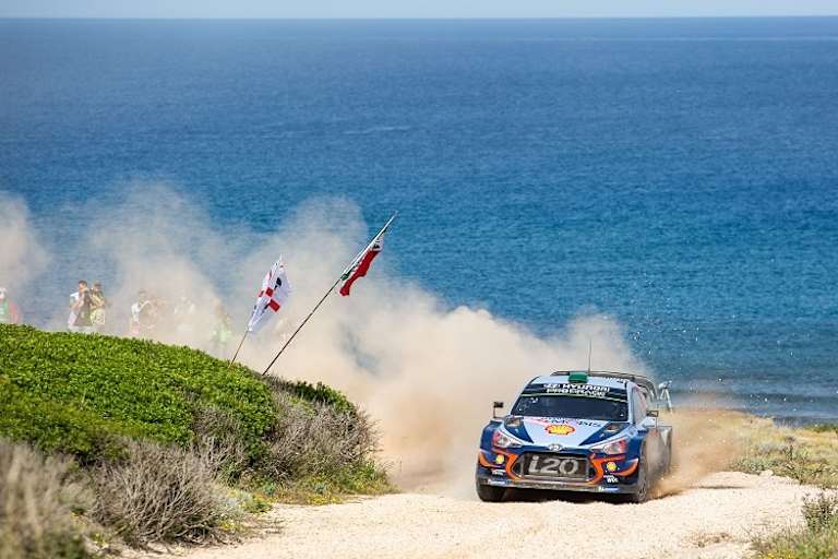 Hayden Paddon schaffte in Italien Rang vier