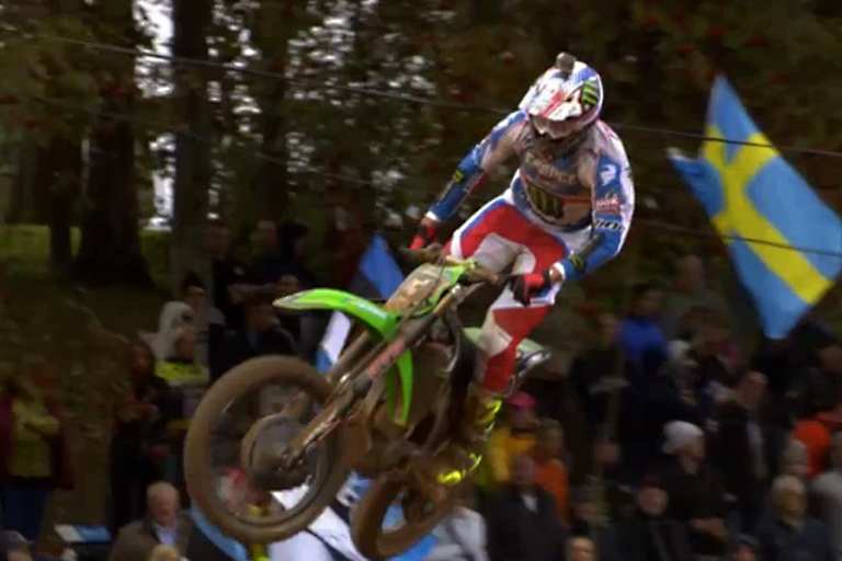 Gautier Paulin siegte im ersten Rennen des MXoN 2014