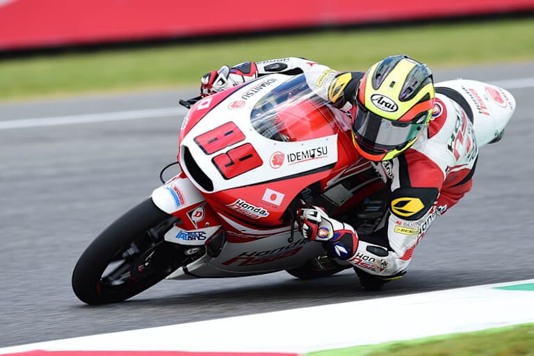 Pawi auf seiner Moto3-Honda