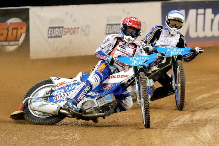 Nicki Pedersen vor Jason Doyle