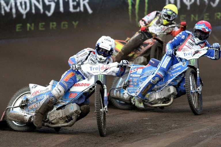 Nicki Pedersen (vorne) blieb im Finale nur Rang 4