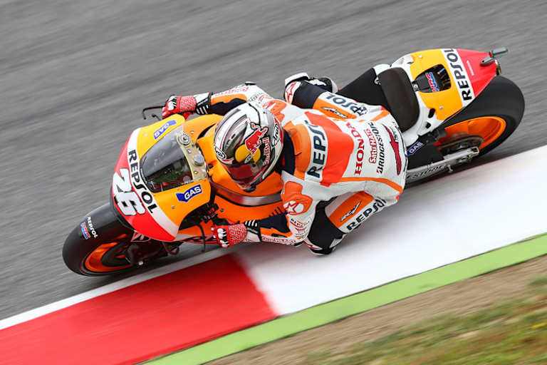 Bestzeit für Dani Pedrosa, am Freitag war er nur Elfter