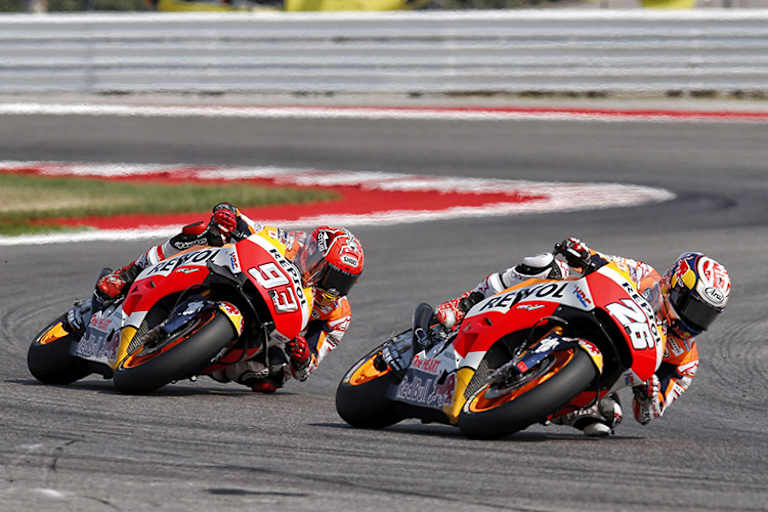 Dani Pedrosa war seinen Teamkollegen Marc Márquez in Misano deutlich überlegen