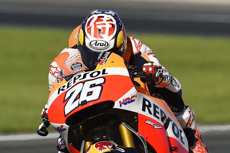 Dani Pedrosa liegt auf Platz 2