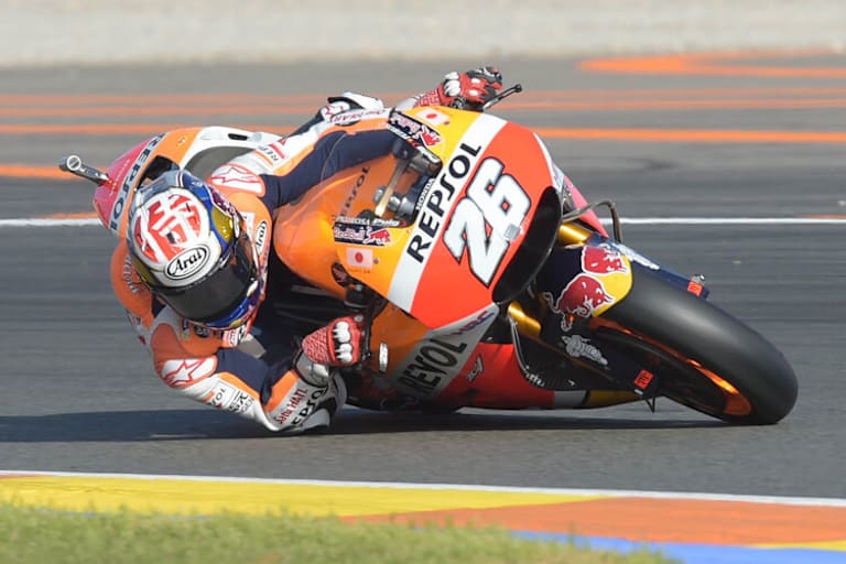 Fuhr immer ohne Flügel: Dani Pedrosa beim Valencia-GP 2016