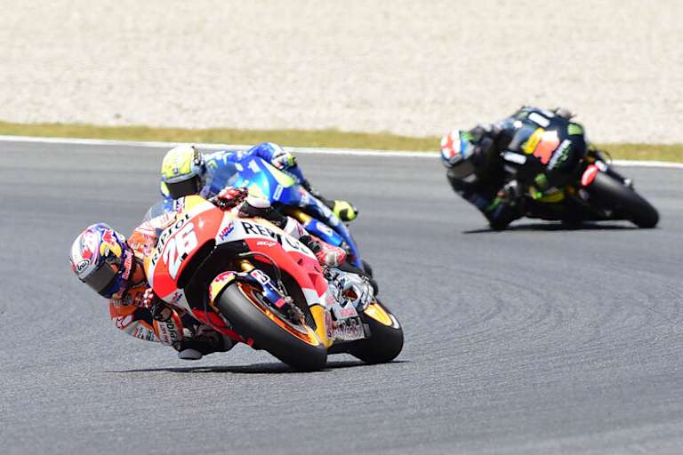 Pedrosa (Honda) vor Aleix Espargaró (Suzuki) und Smith (Yamaha): 2016 alle mit identischer ECU