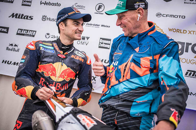 Dani Pedrosa mit Karl Katoch 