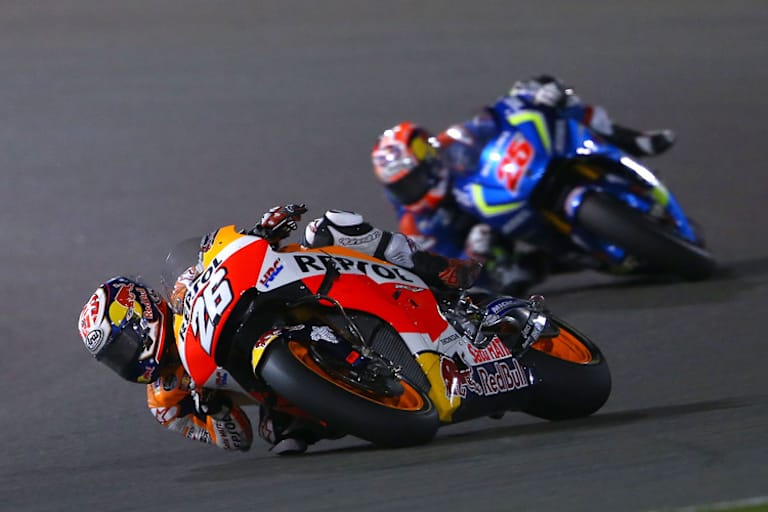 Katar-GP 2016: Maverick Vinales landete hinter Pedrosa (26) auf Platz 6