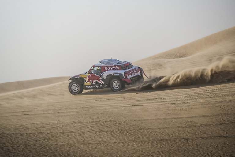 Stéphane Peterhansel verpasste den Ehrenrang