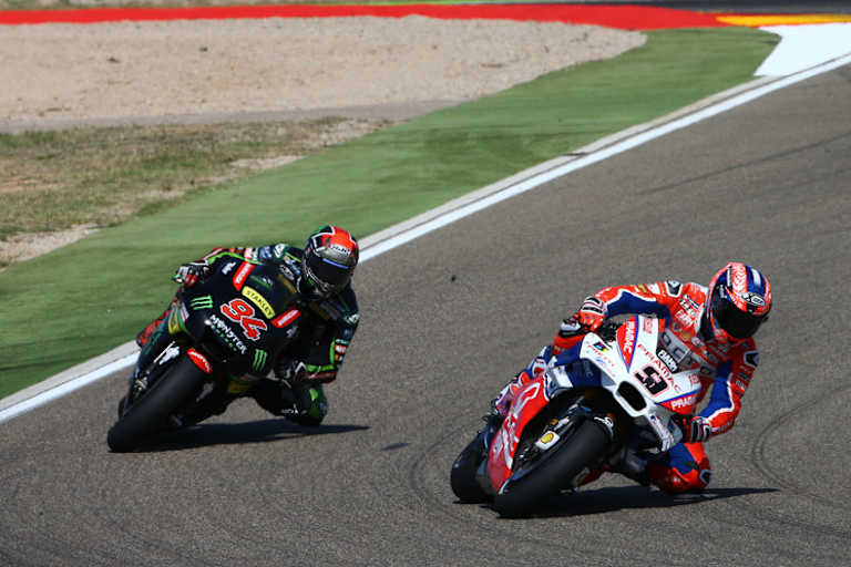 Der Ducati-Pilot vor Jonas Folger