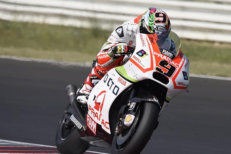 In Misano schwang sich Petrucci erstmals auf die GP14.2