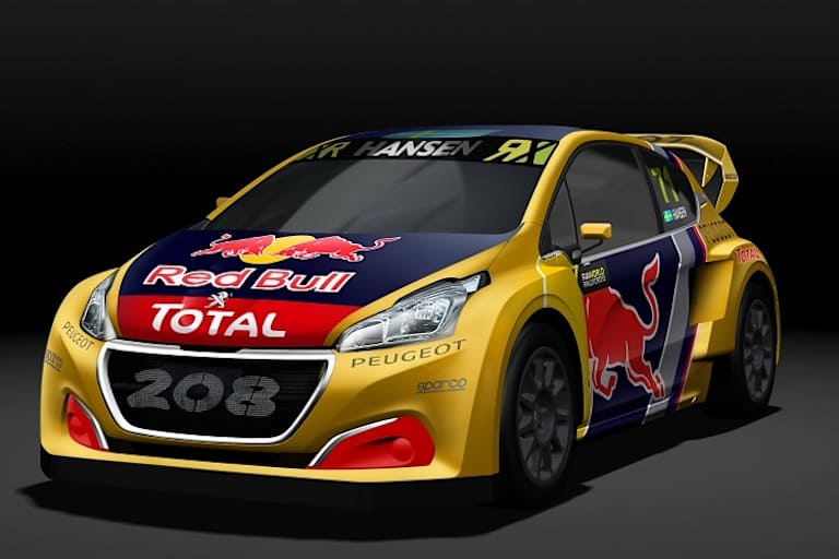 Kevin Hansen pilotiert den 2017er Peugeot 208 WRX