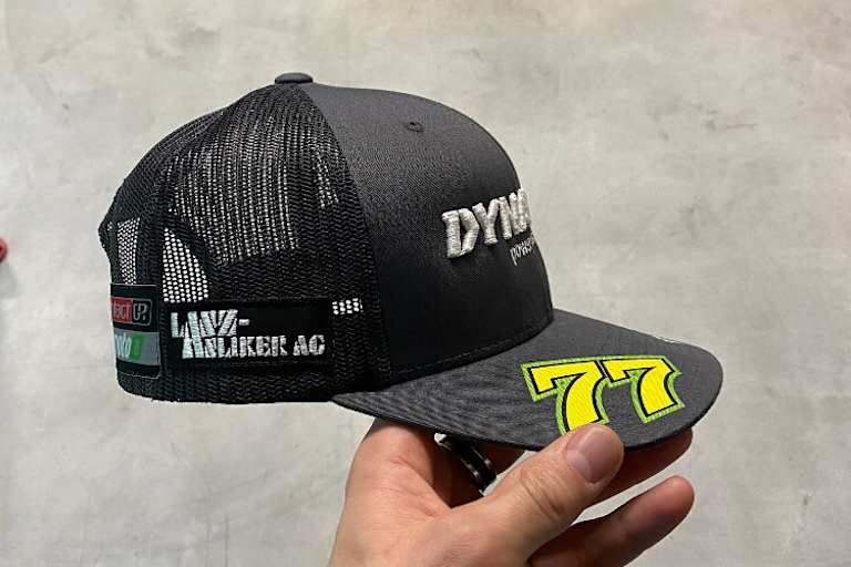 Auch die neue Kappe ist bereit