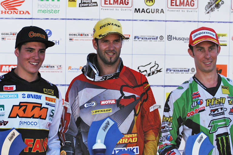 Das Podium in Ried