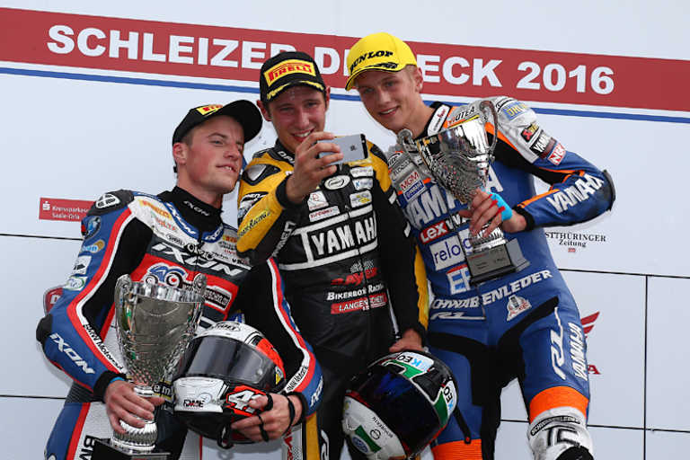 Mathieu Gines, Marvin Fritz und Florian Alt (v.li.)