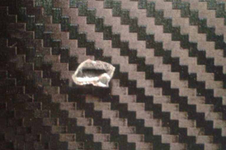 Dieses kleine Stück Glas dürfte den Crash verursacht haben