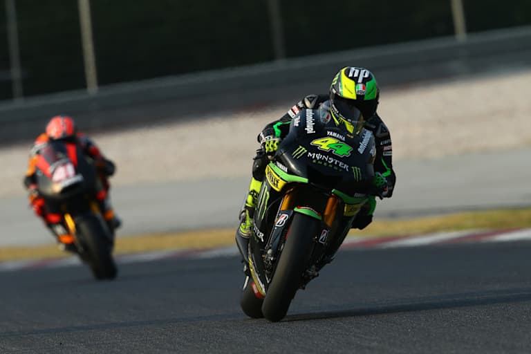 Brüderliche Zusammenarbeit: Pol Espargaró in Sepang vor Bruder Aleix