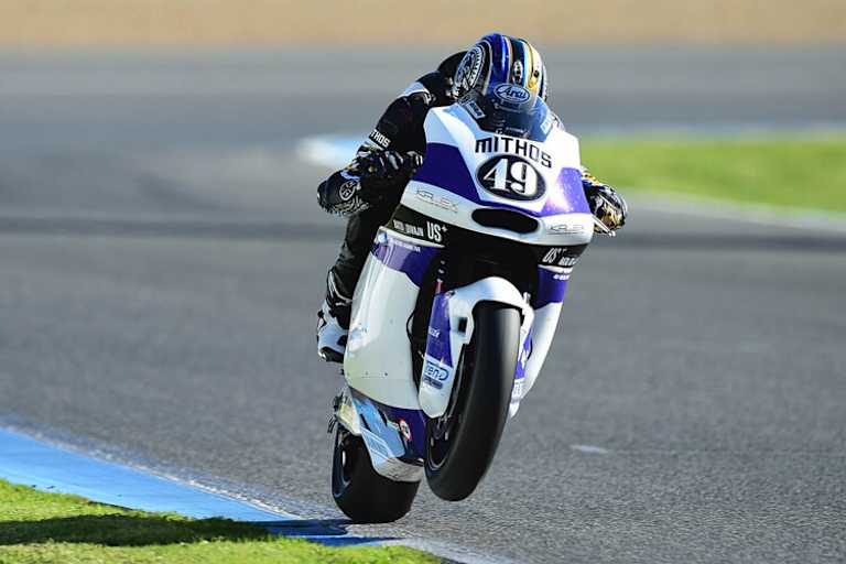 Pons auf seiner Kalex in Jerez