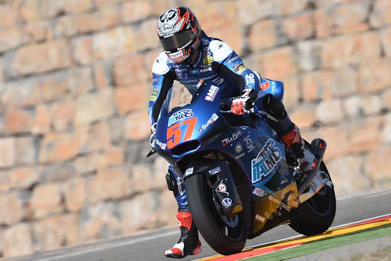 Edgar Pons debütierte in Aragón auf der Kalex als Kallio-Ersatz im Italtrans-Team 