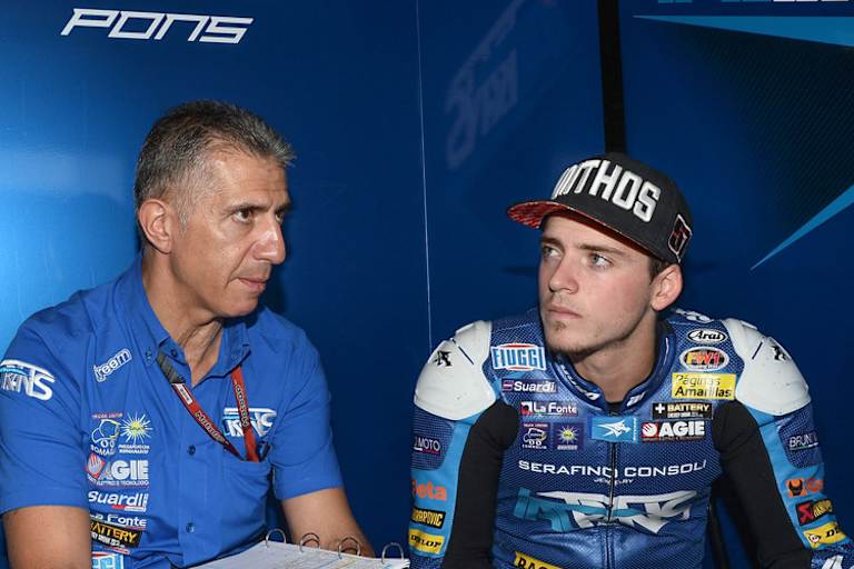 Crew-Chief Antonio Jimenez mit Pons