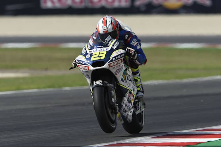 Christophe Ponsson kam in Misano als Letzter ins Ziel