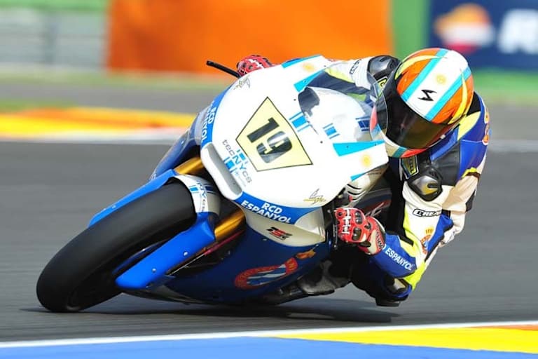 In Valencia stürzte Porto im CEV-Moto2-Rennen