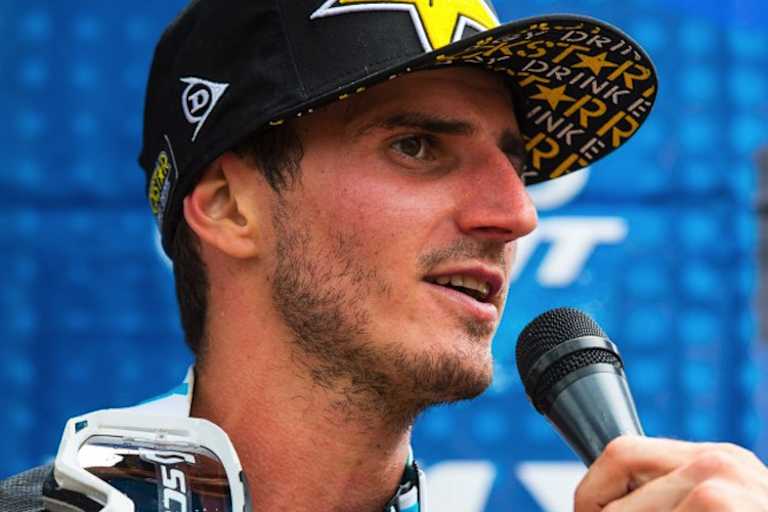 Christophe Pourcel stand in Budds Creek auf dem Podium